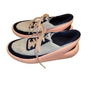 Kizik Roamer Bahama Womens Tennis Shoes Hands Free Sneakers Size 7.5 Pink/Blue